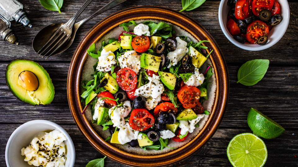 Salada de abacate