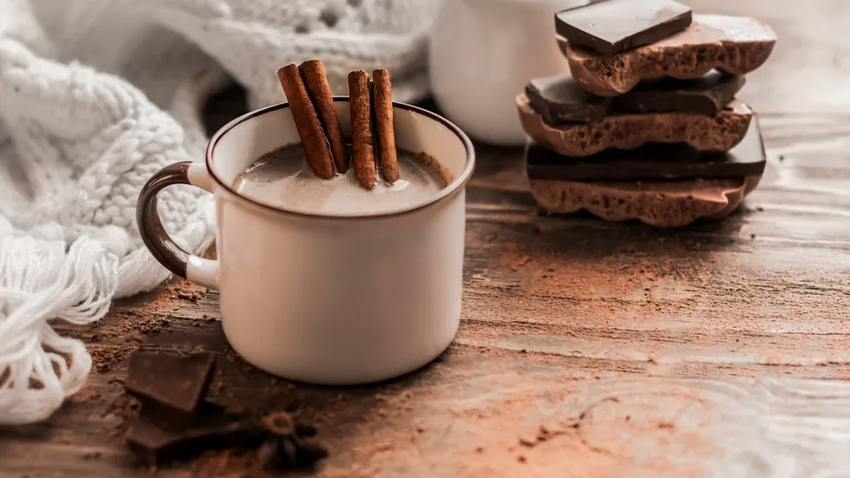 chocolate quente com especiarias