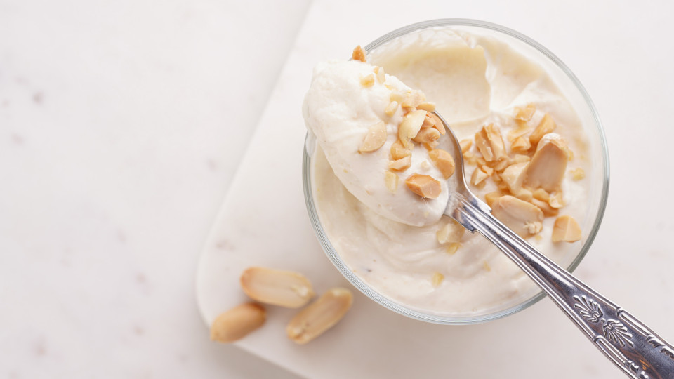 Mousse manteiga amendoim
