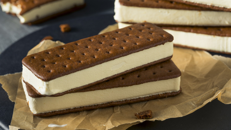 gelado sanduiche