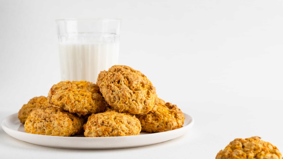 Bolachas de cenoura