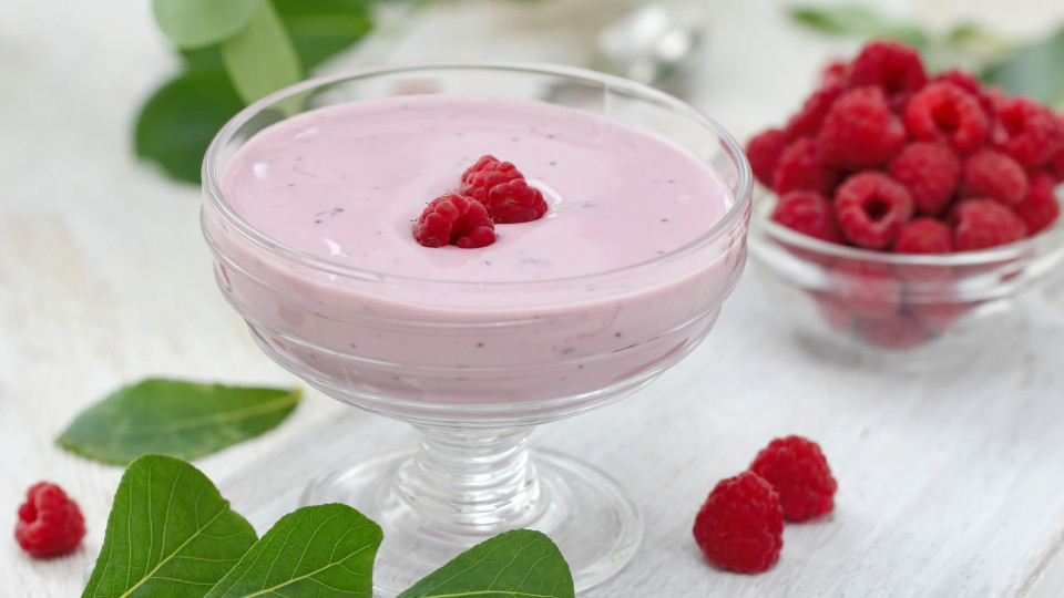 mousse framboesa
