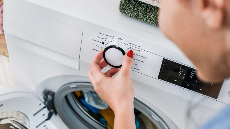 máquina lavar roupa