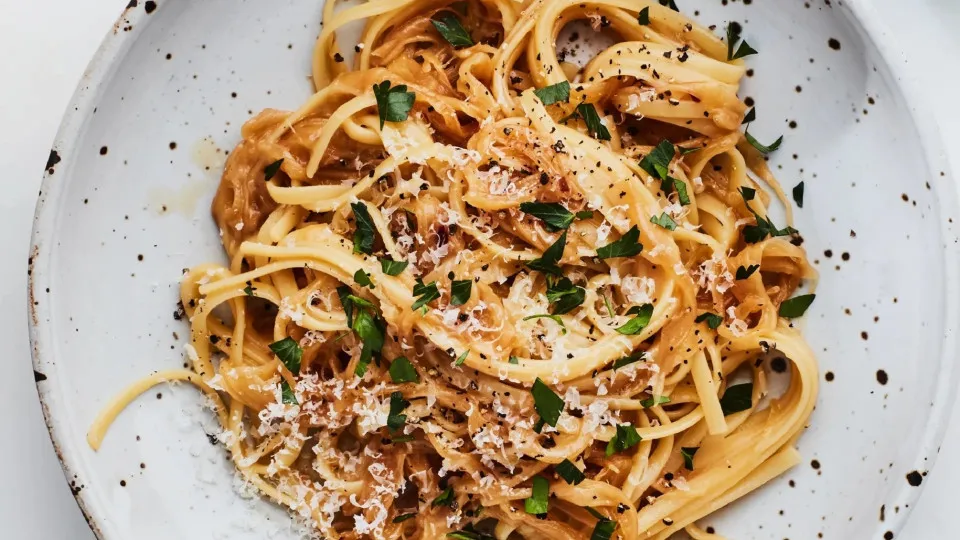 massa com cebola